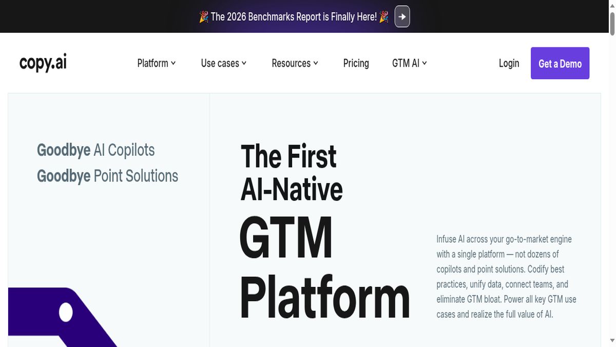 Copy.ai interface screenshot