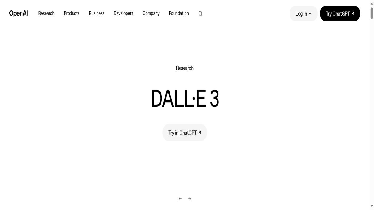 DALL-E 3 (API) interface