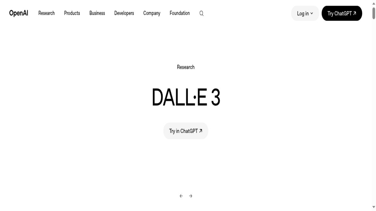 DALL-E 3 interface screenshot