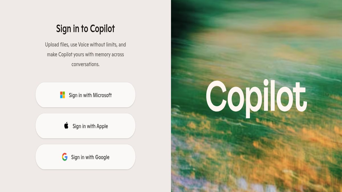 Microsoft Copilot interface screenshot
