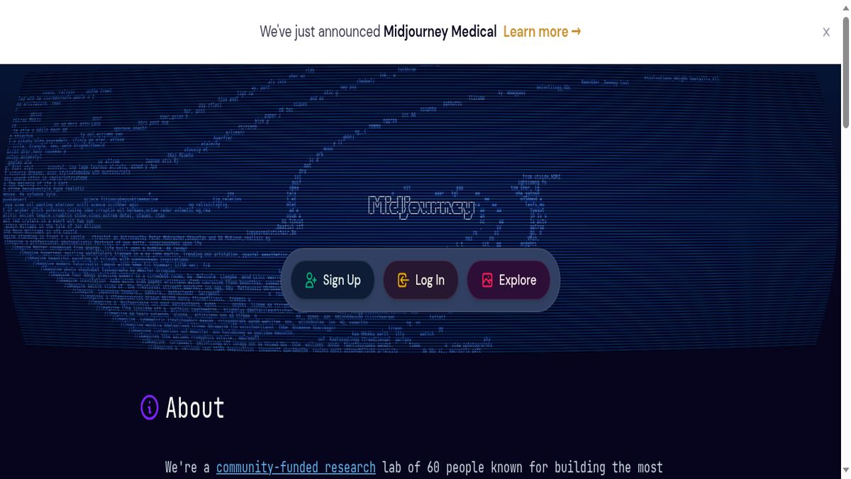 Midjourney v7 interface screenshot