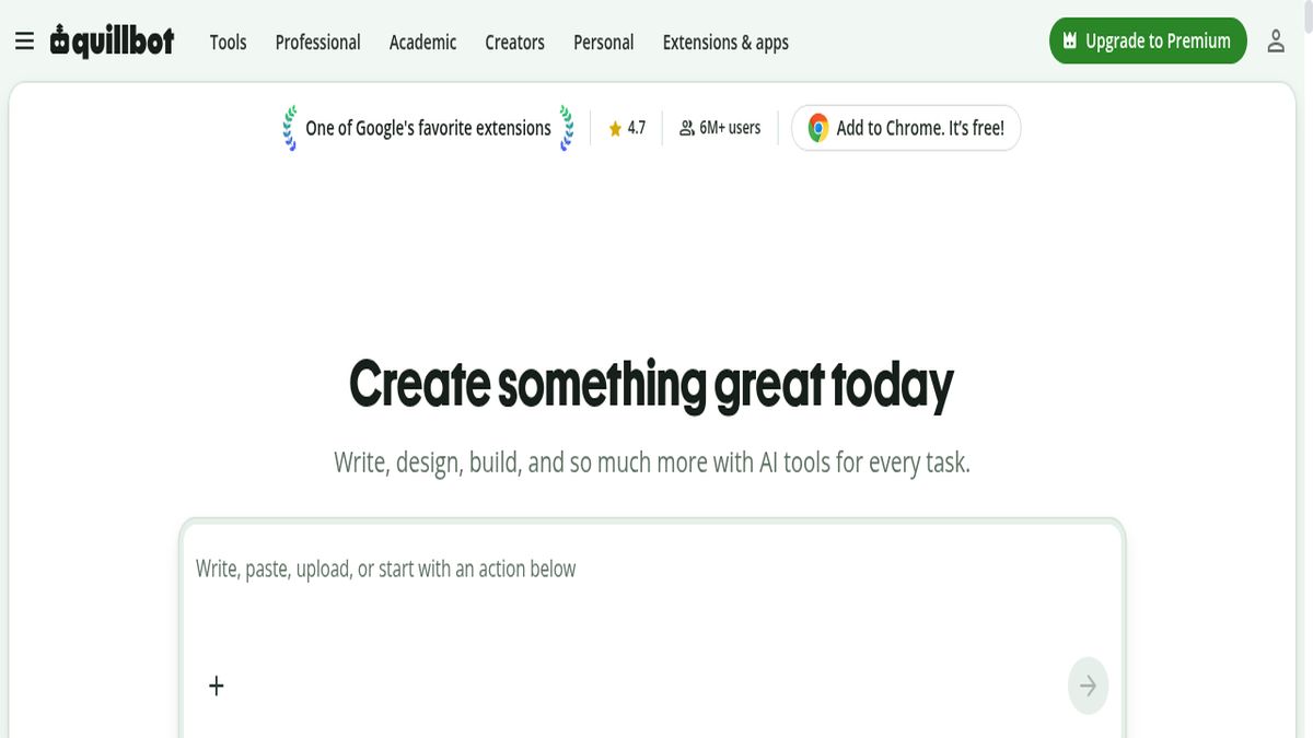 Quillbot interface screenshot
